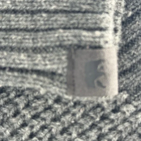 The Normal Brand Mens Seawool Nep Crew Sweater Grey Waffle Knit XL - Picture 6 of 6